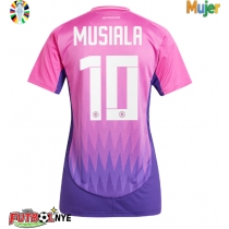 Camiseta Alemania Jamal Musiala #10 Visitante Equipación para mujer Eurocopa 2024 manga corta